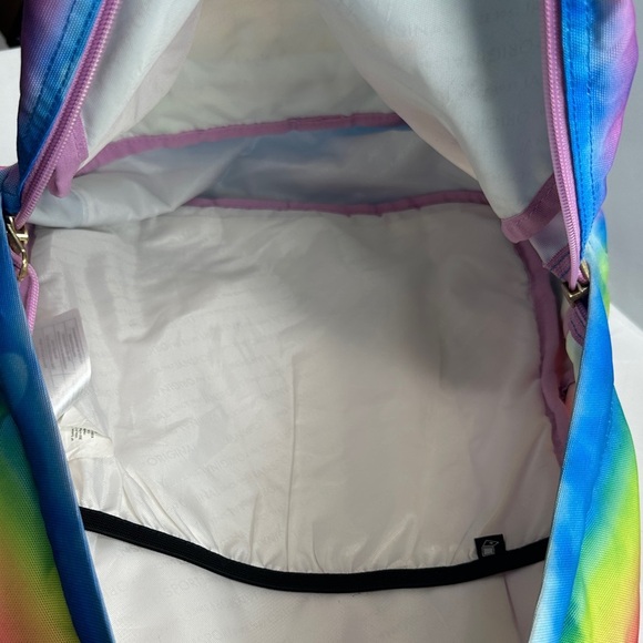 JanSport Kids Backpack with Unicorn & Rainbow Design - Blue and Pink - Picture 10 of 16